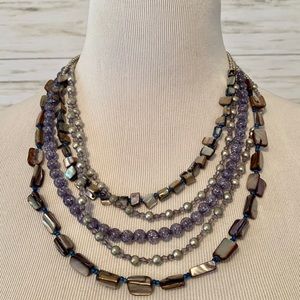 Chico’s Semi -Precious Statement Necklace